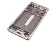 Full screen Service Pack housing housing AMOLED with green frame for Samsung Galaxy S21 FE 5G, SM-G990B